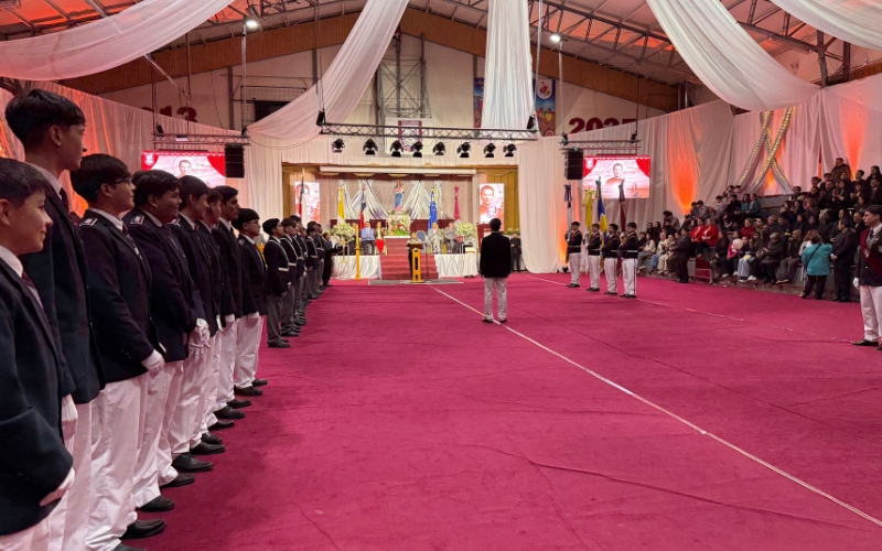 Ceremonia de Cambio de Abanderados, Centro de Estudiantes y Banda