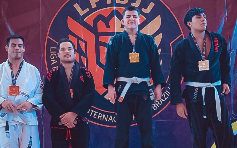 En la foto Mart&iacute;n G&oacute;mez. Primer lugar en el campeonato regional.